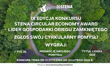 IX edycja konkursu Stena Circular Economy Award – Lider Gospodarki Obiegu Zamkniętego