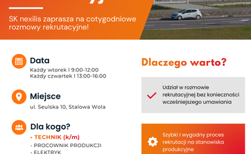 Otwarte spotkania rekrutacyjne w SK Nexilis
