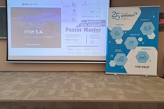 Materiały promocyjne konkursu oraz plakaty sponsorów: HSW i TSSE Euro-Park Wisłosan,