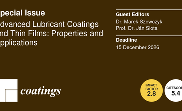 Wydanie specjalne Coatings pod redakcją dr. inż. Marka Szewczyka